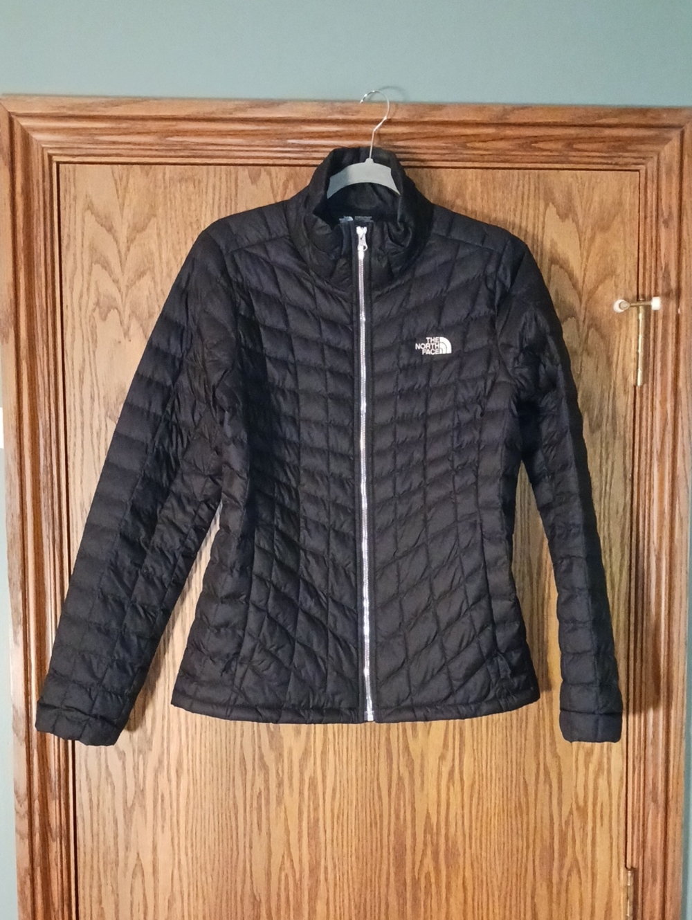 Women's North Face Quilted Full Zip Higher Neck Jacket